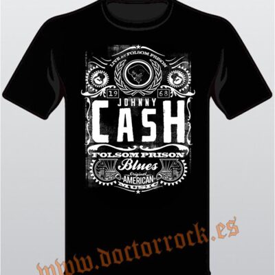 Camiseta Johnny Cash Folsom Prison Blues