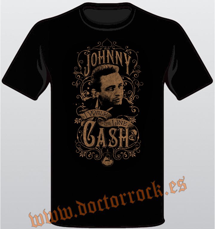 Camiseta Johnny Cash I Walk The Line