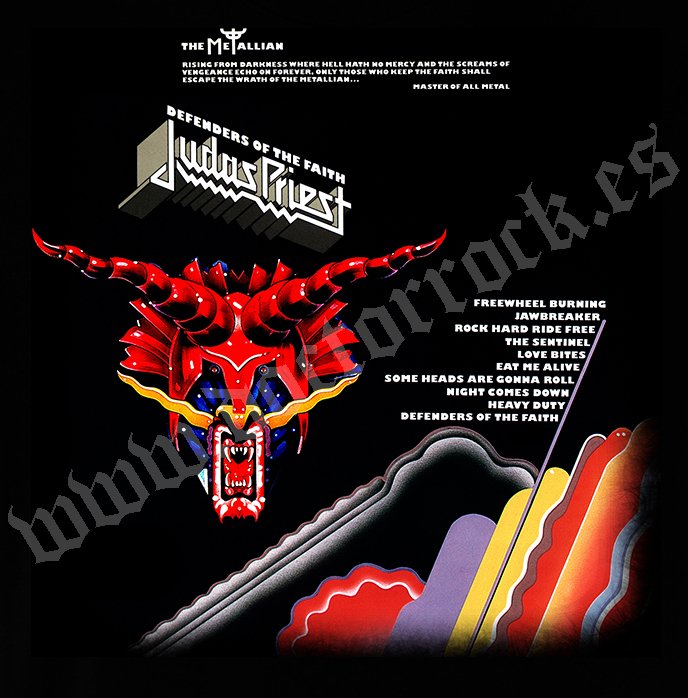 Camiseta Judas Priest Defenders Album - Imagen 2