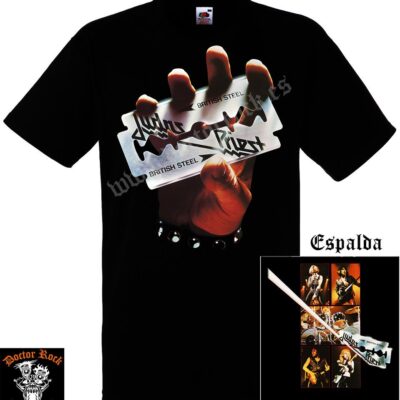 Camiseta Judas Priest British Steel Album