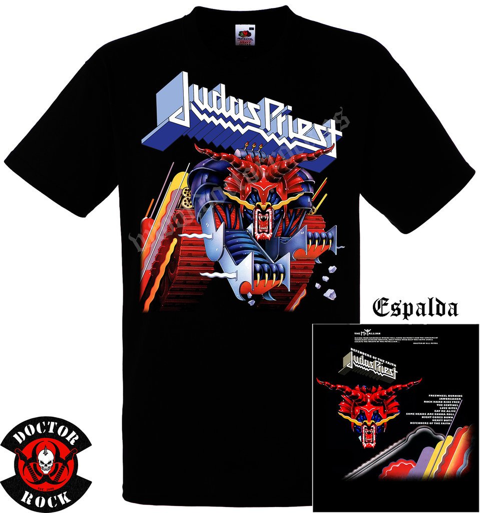 Camiseta Judas Priest Defenders Album