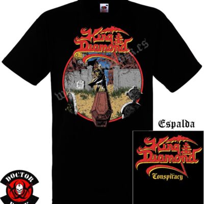 Camiseta King Diamond Conspiracy Vintage