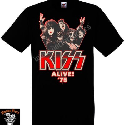 Camiseta Kiss Alive 75