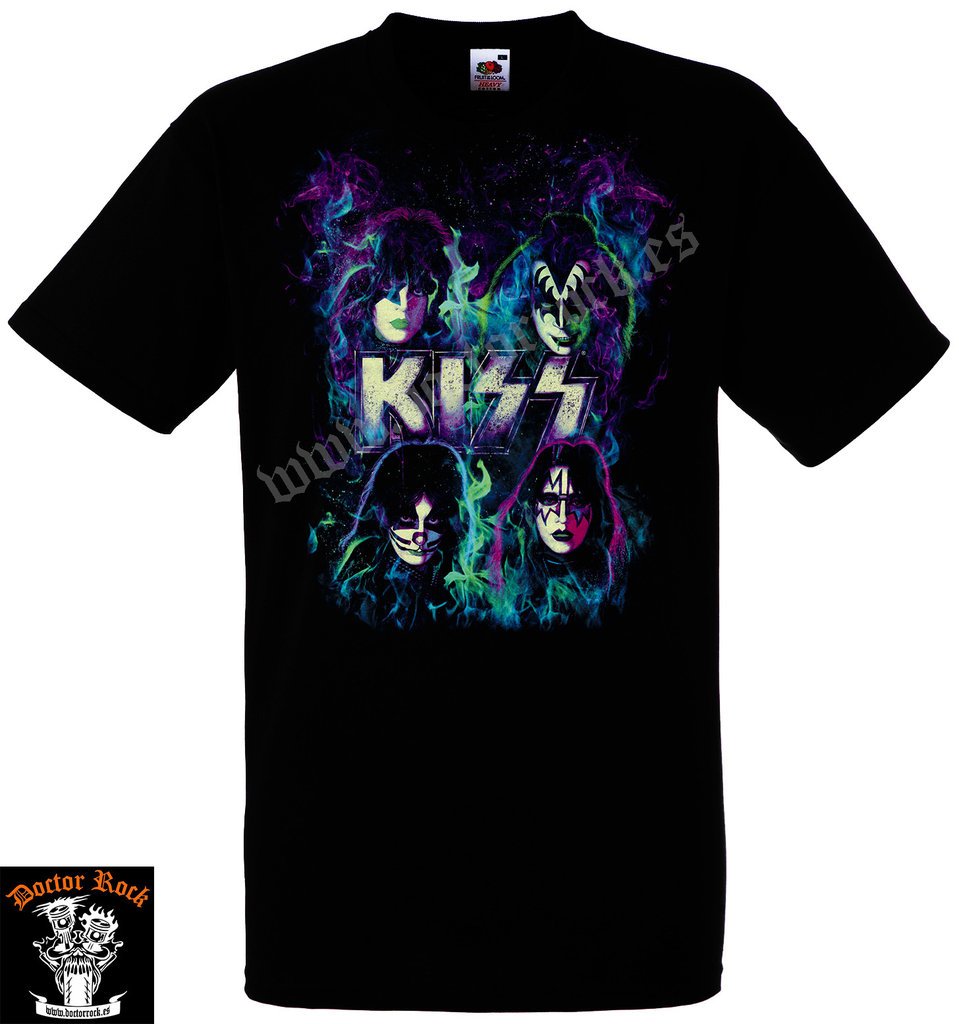 Camiseta Kiss Colorful Fier