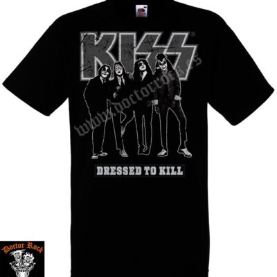 Camiseta Kiss Dressed To Kill Distressed