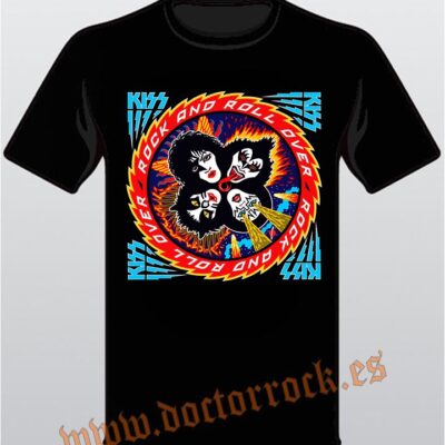 Camiseta Kiss Rock and Roll Over