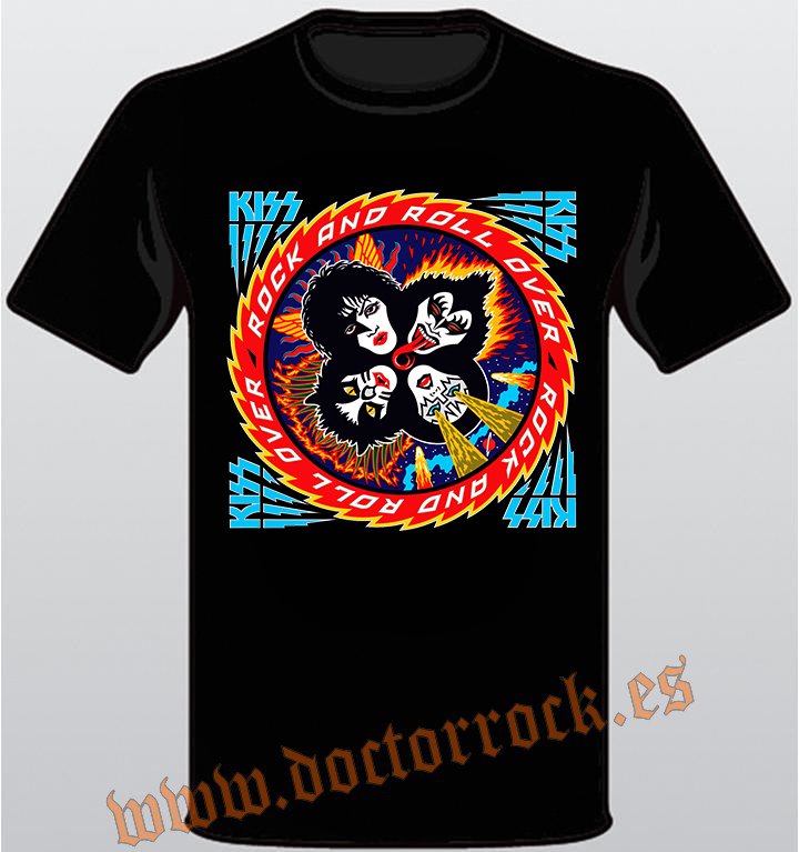 Camiseta Kiss Rock and Roll Over