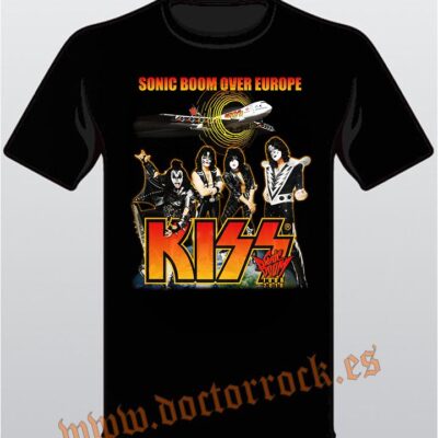 Camiseta Kiss Sonic Boom Over Europe
