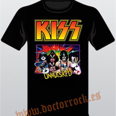 Camiseta Kiss Unmasked
