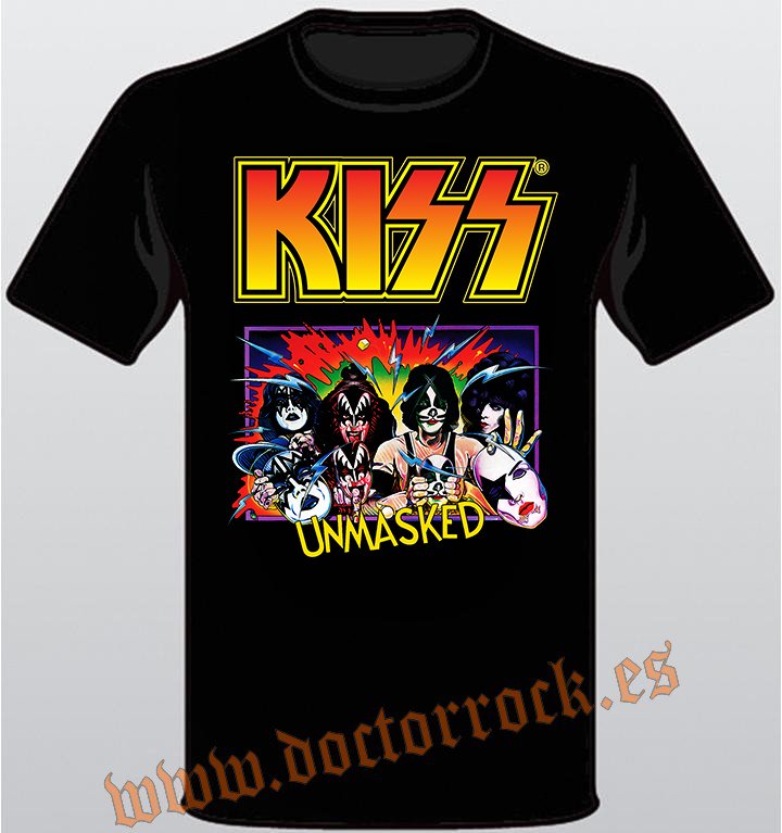 Camiseta Kiss Unmasked