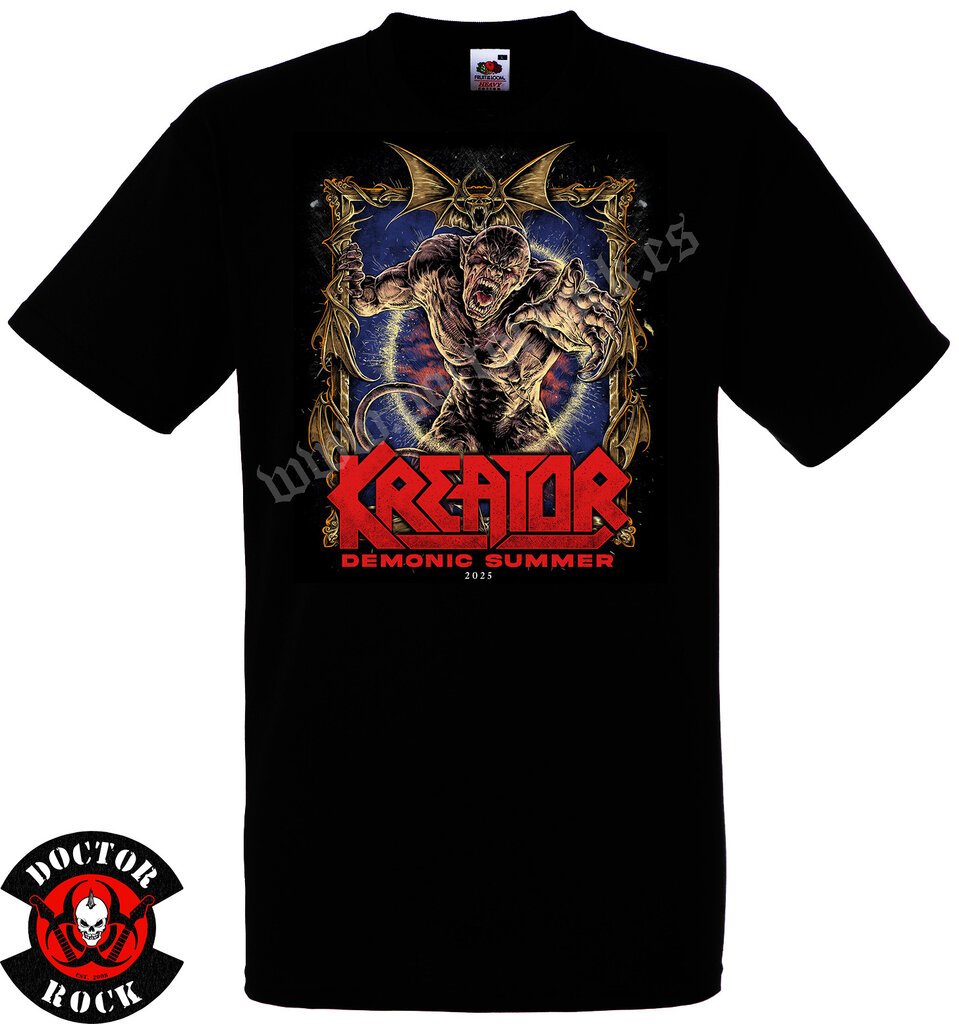 Camiseta Kreator Demonic Summer 2025