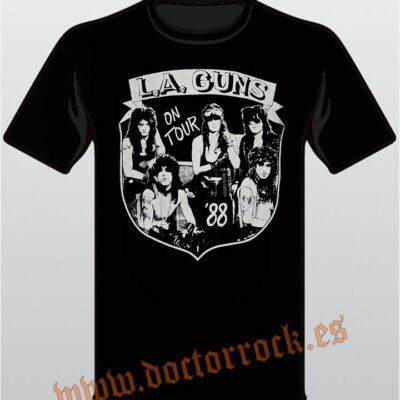 Camiseta L. A. Guns On Tour 88