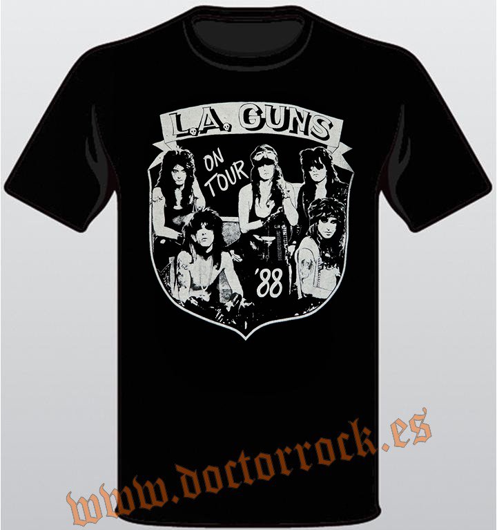 Camiseta L. A. Guns On Tour 88