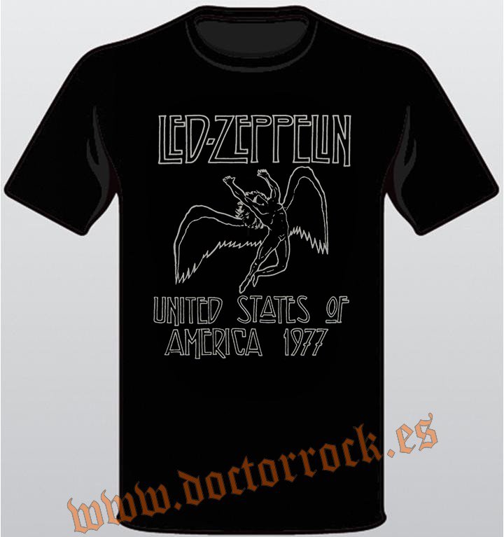 Camiseta Led zeppelin 1977 tour