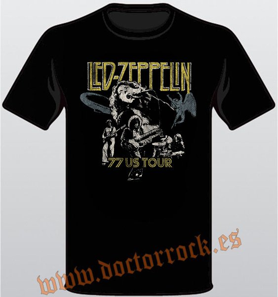 Camiseta Led Zeppelin 77 US Tour