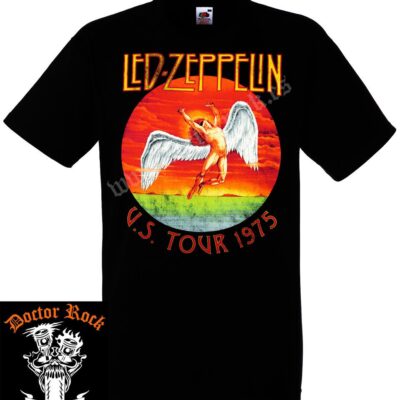 Camiseta Led Zeppelin U.S. Tour 75
