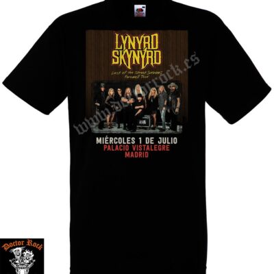 Camiseta Lynyrd Skynyrd Madrid 2020