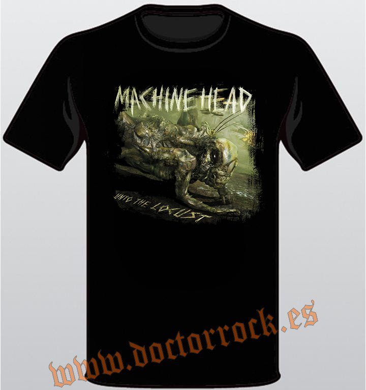Camiseta Machine Head Into The Locust