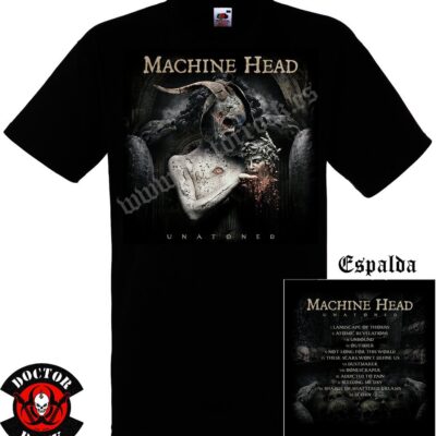 Camiseta Machine Head Unatoned Tracklist