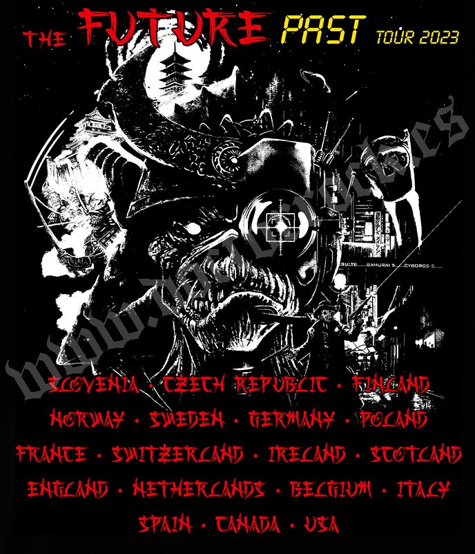 Camiseta Iron Maiden Wasted Years 2023 - Imagen 2