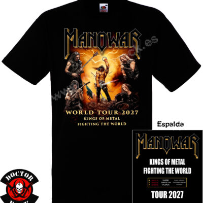 Camiseta Manowar Tour 2027
