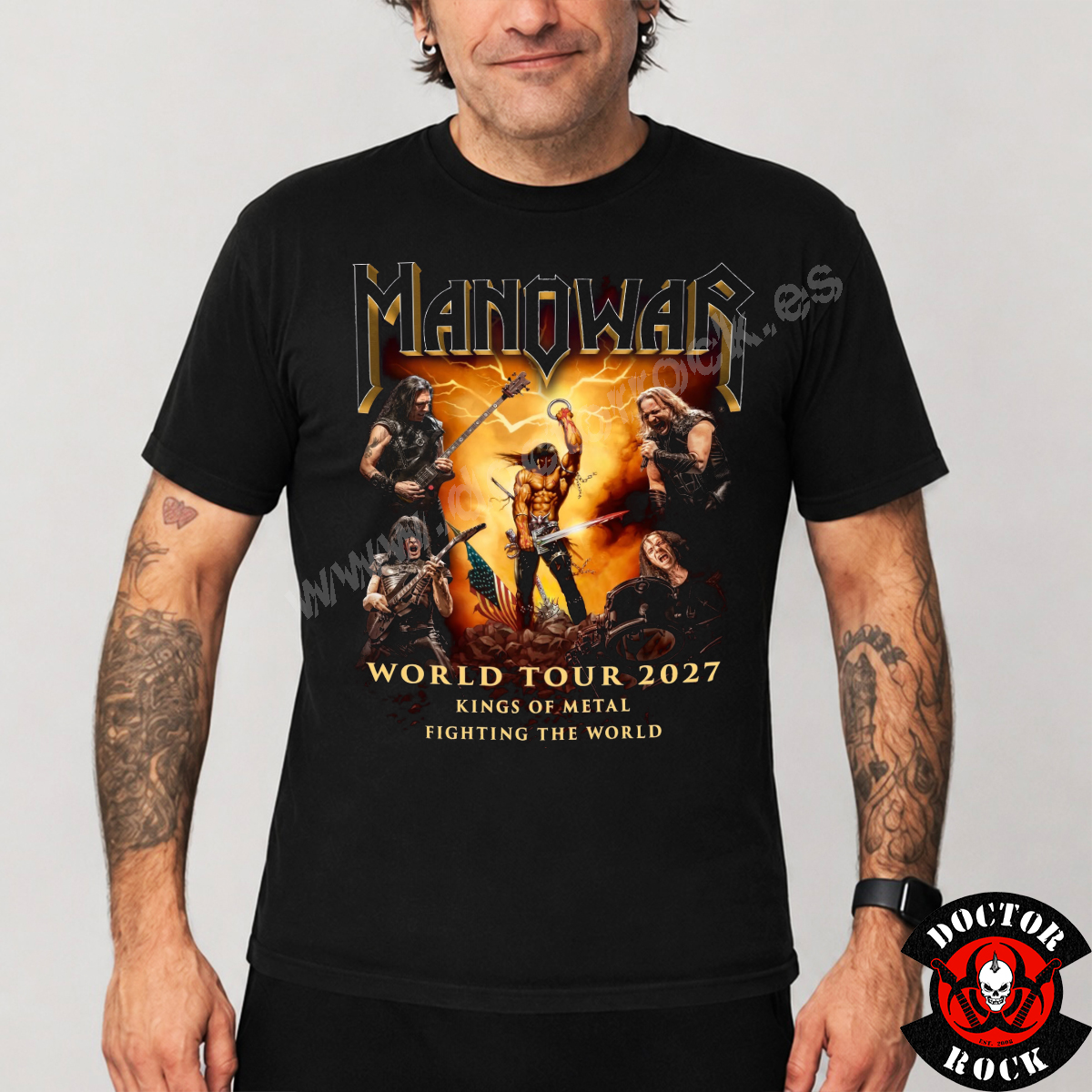 Camiseta Manowar Tour 2027 - Imagen 2