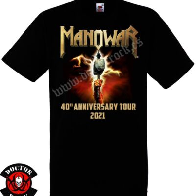 Camiseta Manowar 40th Anniversary Tour
