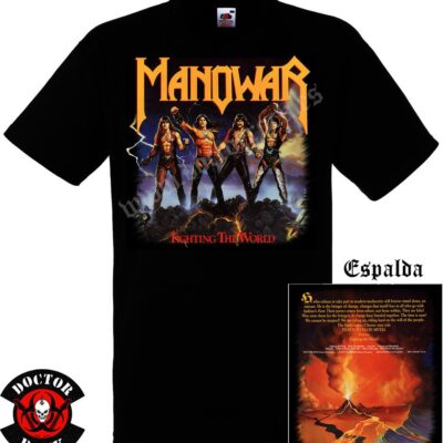 Camiseta Manowar Fighting The World Album