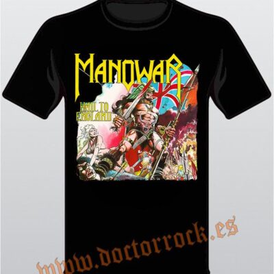 Camiseta Manowar Hail to England