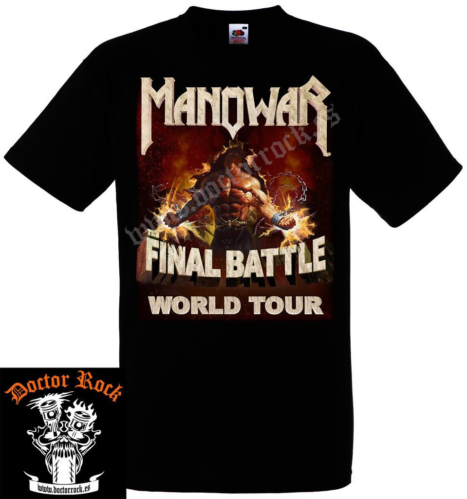 Camiseta Manowar TFB World Tour