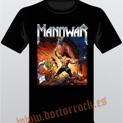 Camiseta Manowar Warriors Of The World