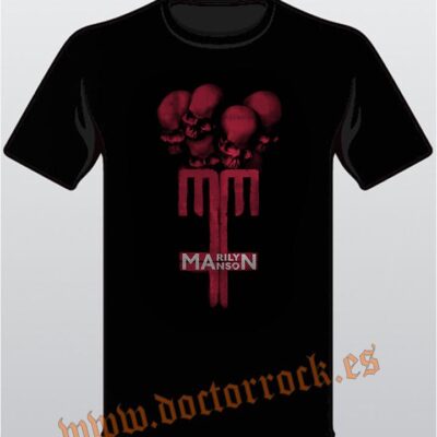 Camiseta Marilyn Manson Skulls
