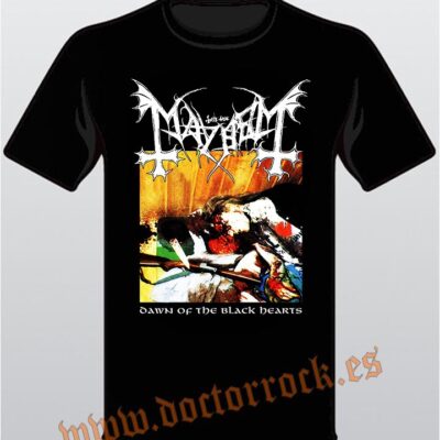 Camiseta Mayhem Dawn Of The Black Hearts