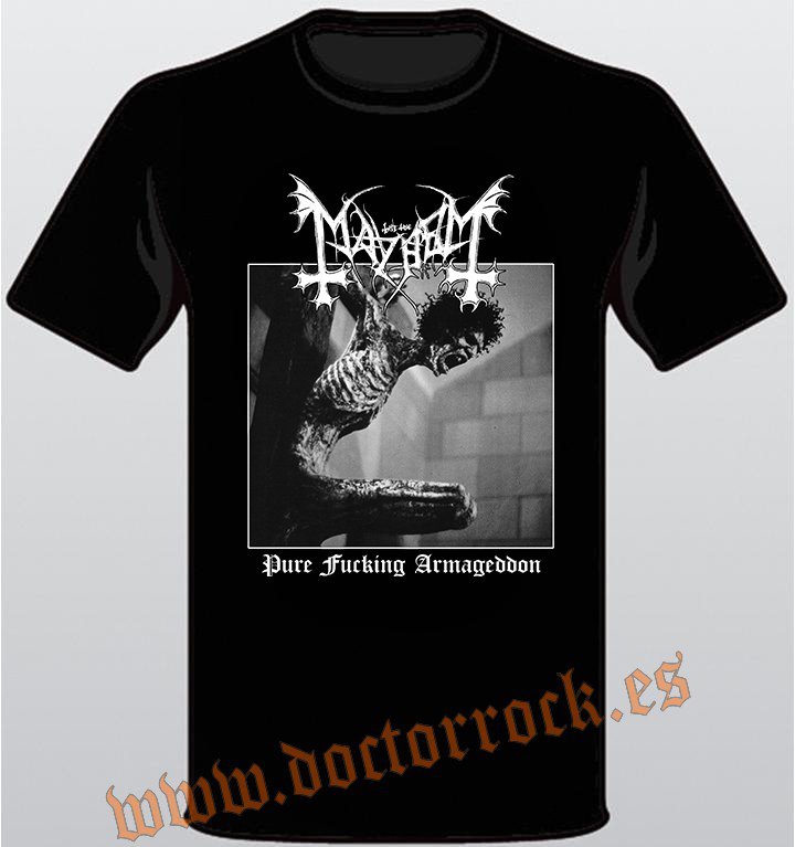 Camiseta Mayhem Pure Fucking Armageddon