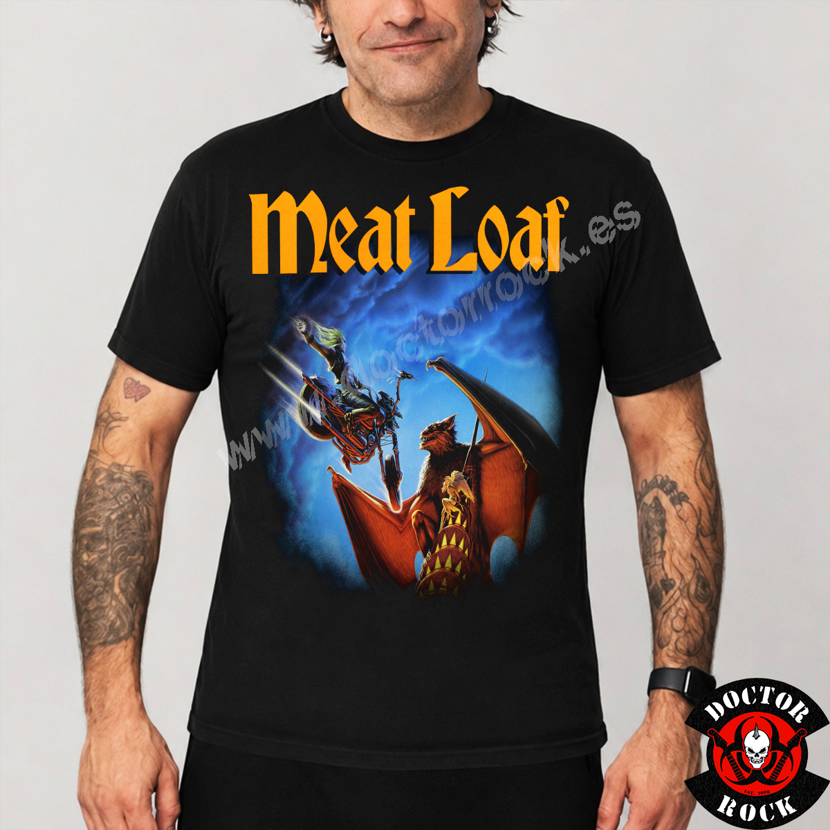 Camiseta Meat Loaf Bat Out Of Hell II