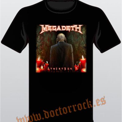 Camiseta Megadeth Th1rt3en