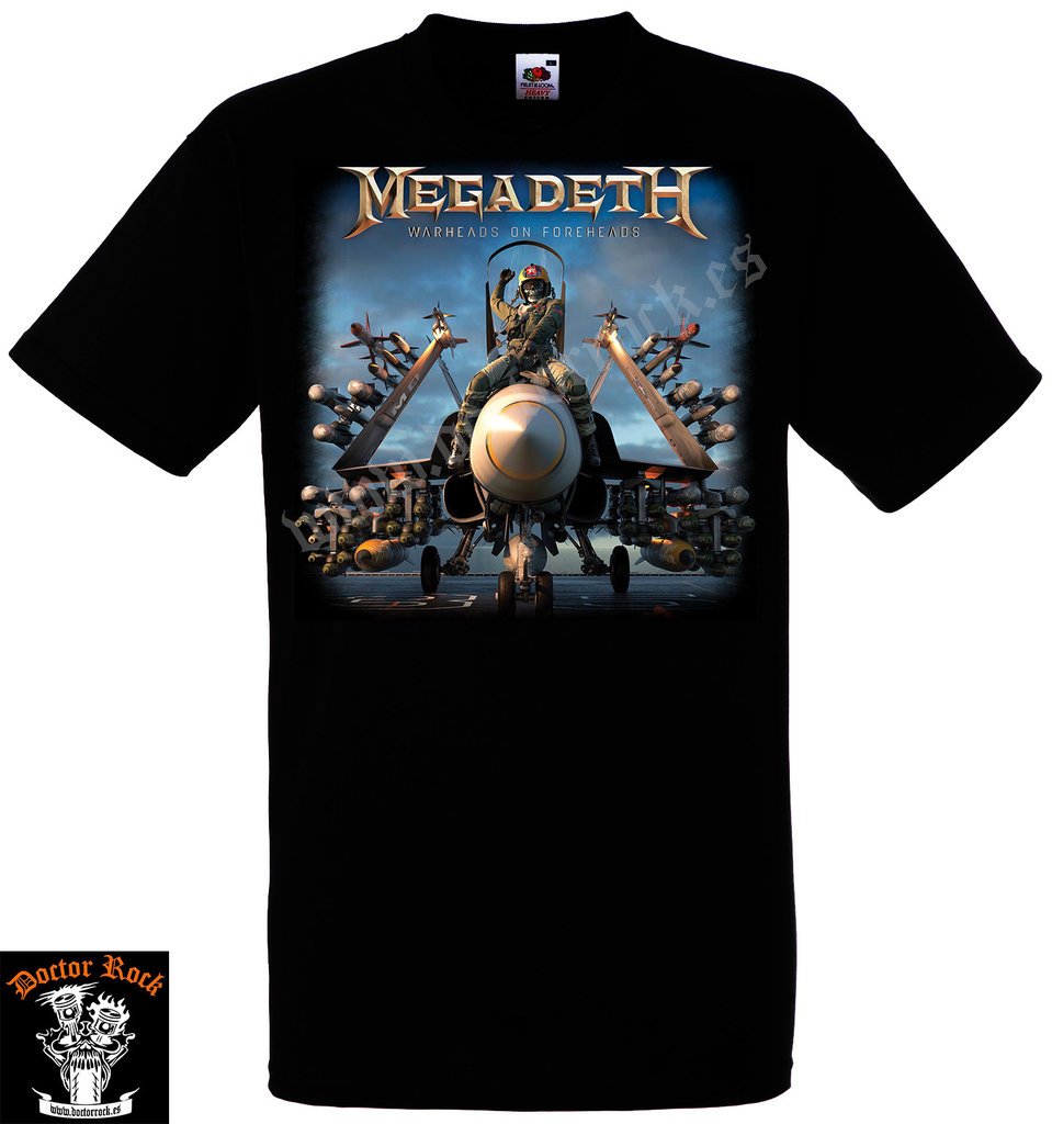 Camiseta Megadeth Warheads On Foreheads