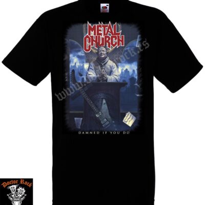 Camiseta Metal Church Damned If You Do