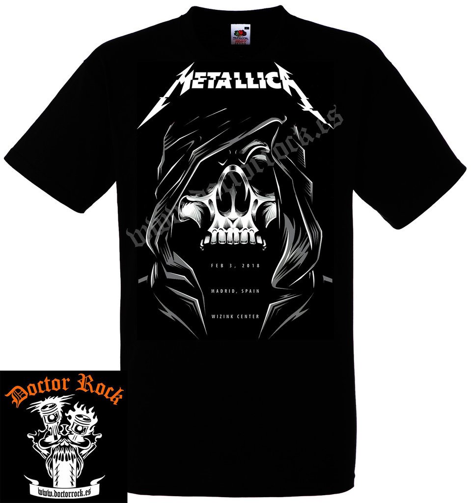 Camiseta Metallica 2018 Madrid Spain