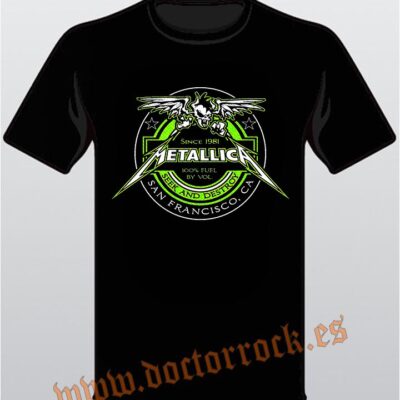 Camiseta Metallica Beer Label