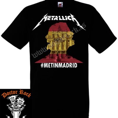 Camiseta Metallica Madrid 2018