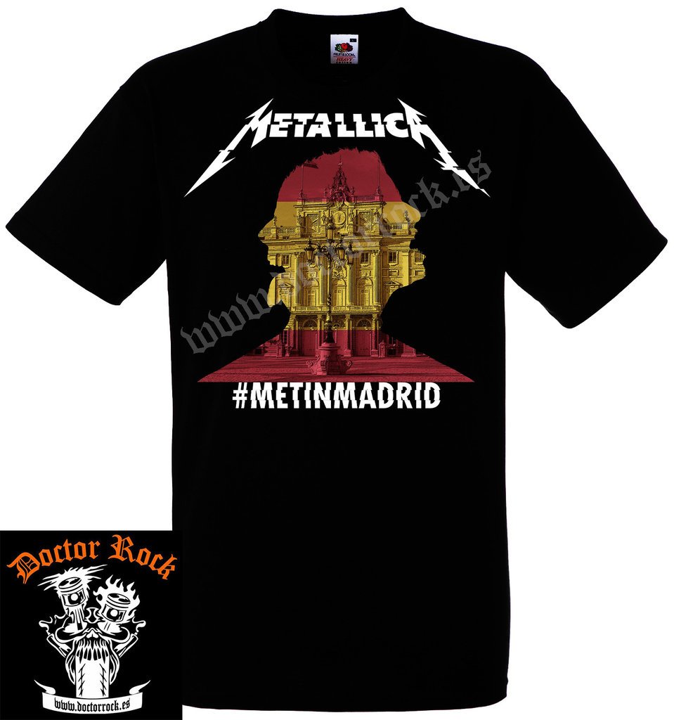 Camiseta Metallica Madrid 2018