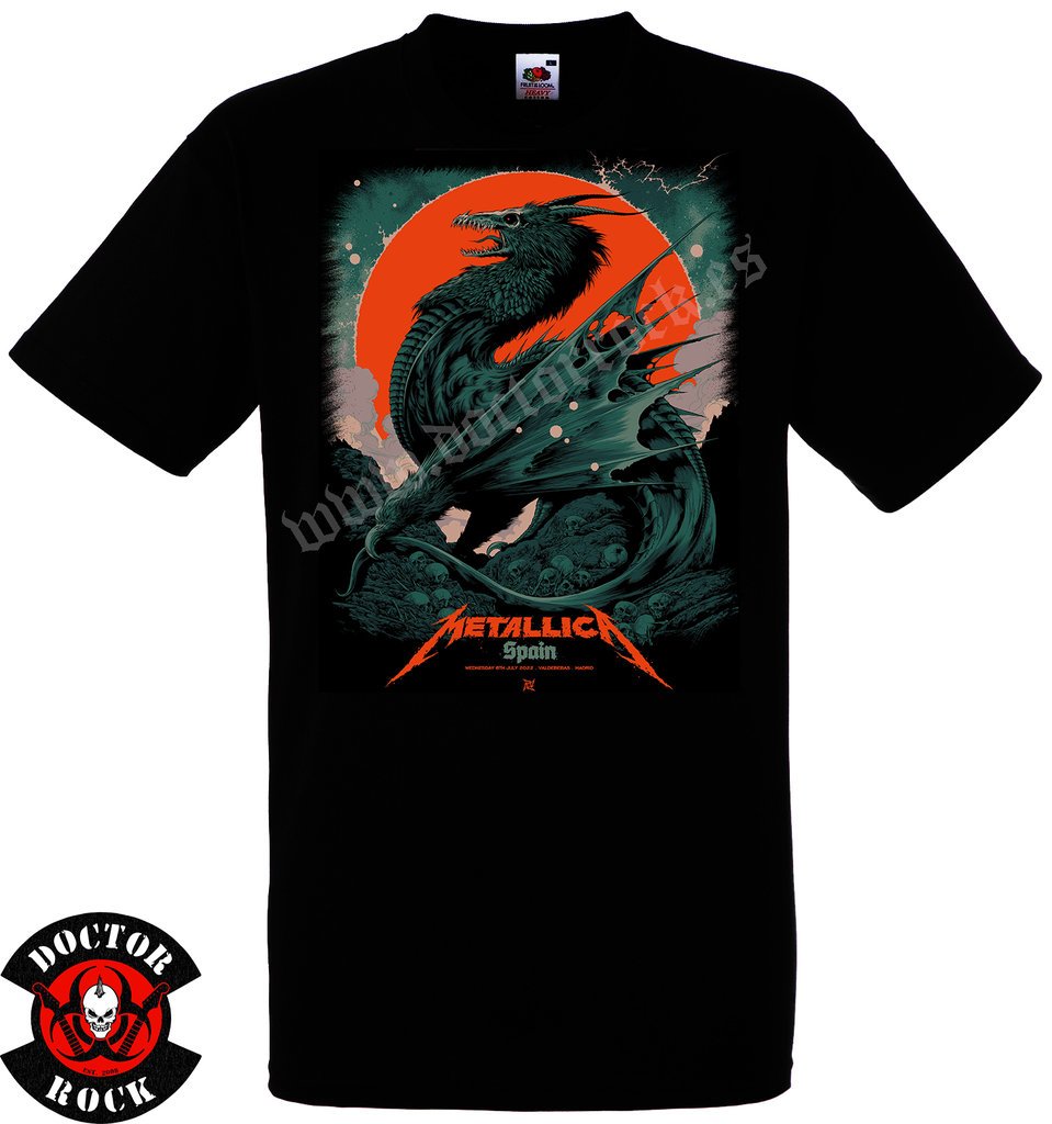 Camiseta Metallica Madrid 2022