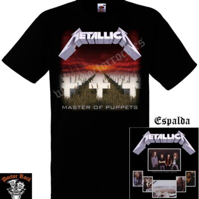 Camiseta Metallica Master Of Puppets Album