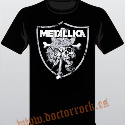 Camiseta Metallica Raiders Skull