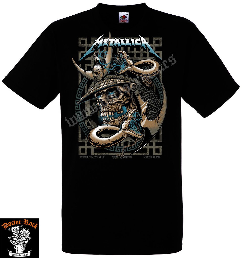 Camiseta Metallica Vienna 2018