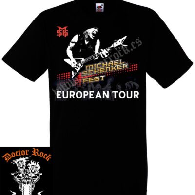 Camiseta Michael Schenker European Tour