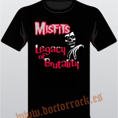 Camiseta Misfits Legacy of Brutality