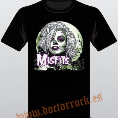Camiseta Misfits Zombie Girl
