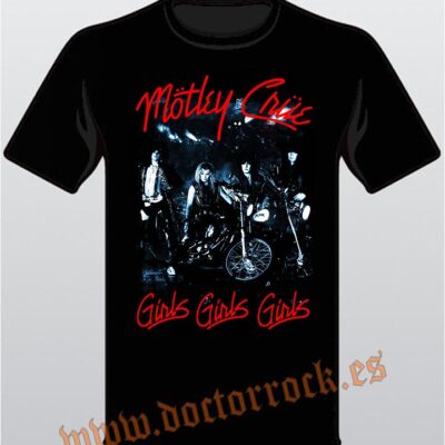 Camiseta Motley Crue Girls Girls Girls